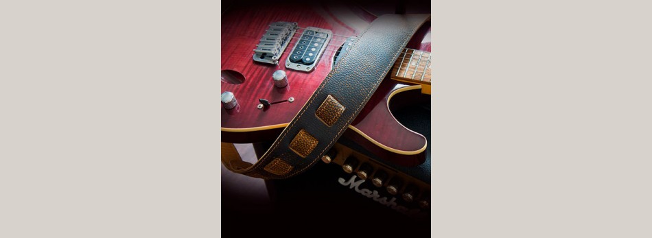 Кожаный ремень для гитары LACONIC VINTAGE